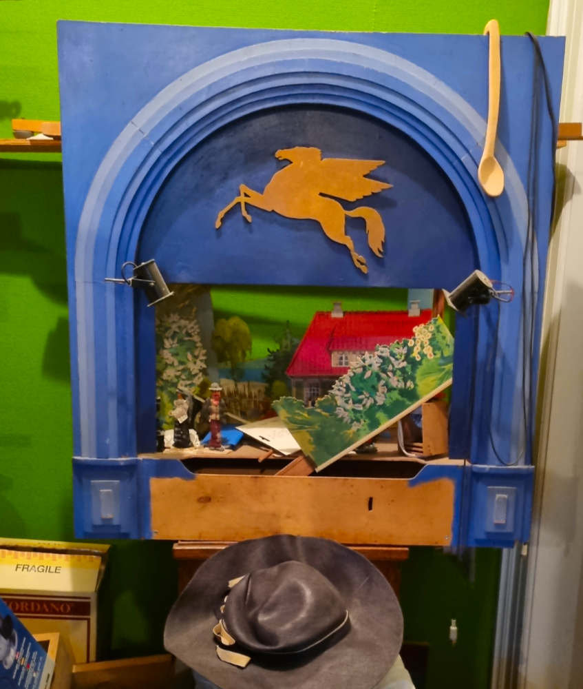 Pegasus&acute;en som den blev fundet p&aring; et loft i K&oslash;benhavn