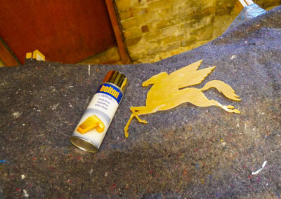 Pegasus før sprøjtning