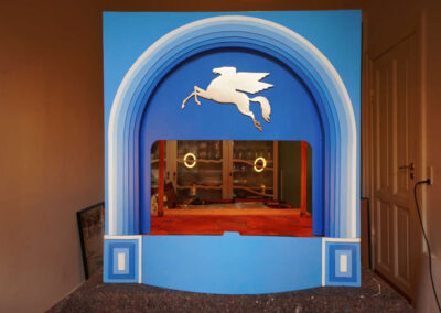 Det smukke Pegasus ret forfra