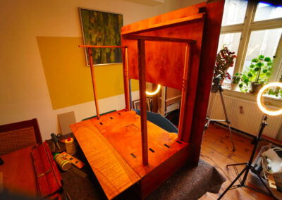 Teater opsætning testes