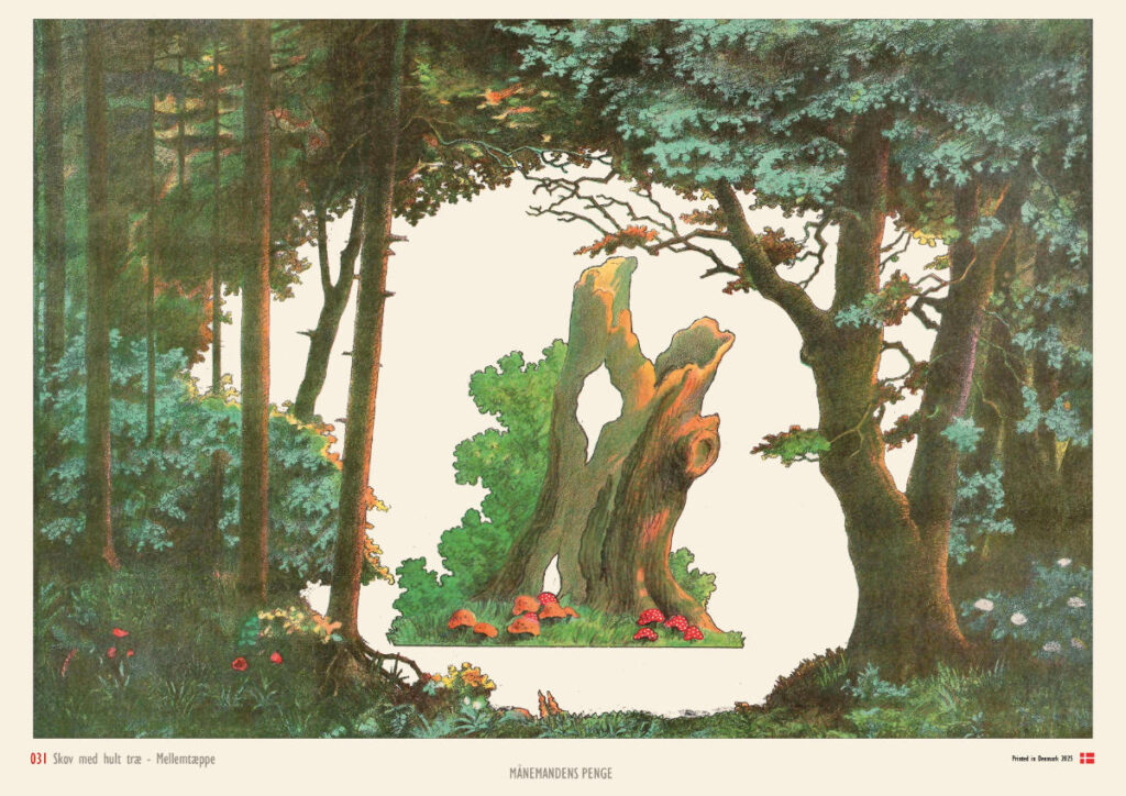 Ark 031 - Mellemtæppe til Skov med hult Træ